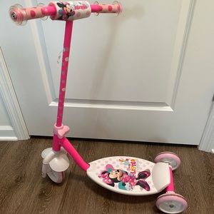 Kids skate scooters